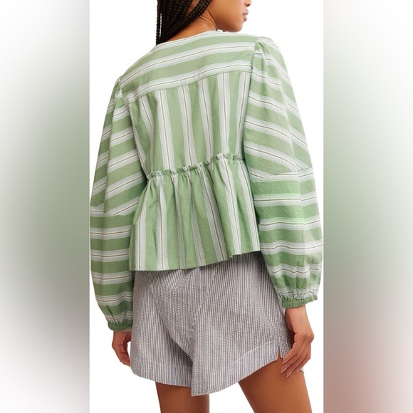 Free People Brunch Babe Blouse - Picture 3 of 10